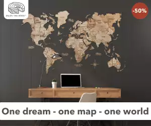 3D Wooden World MapsFrom $99